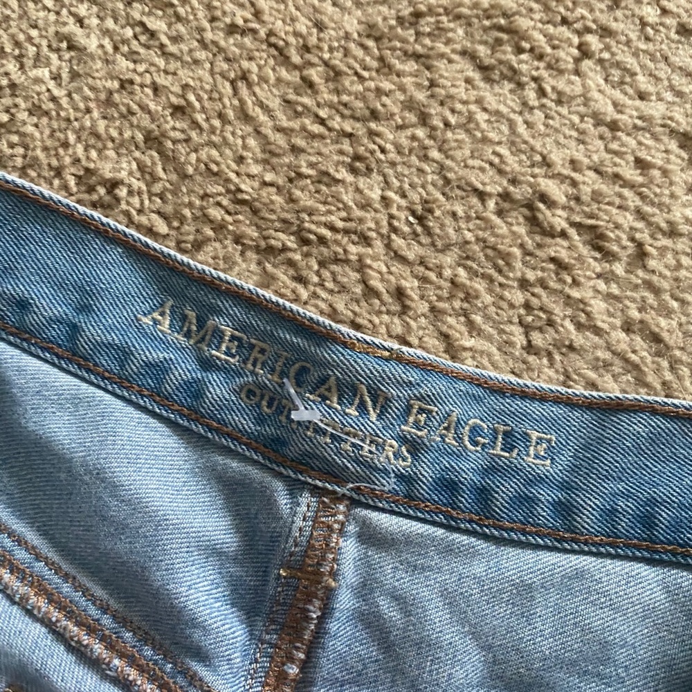 American Eagle Distressed Mom Jeans